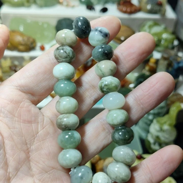 岫玉手串款式未镶嵌