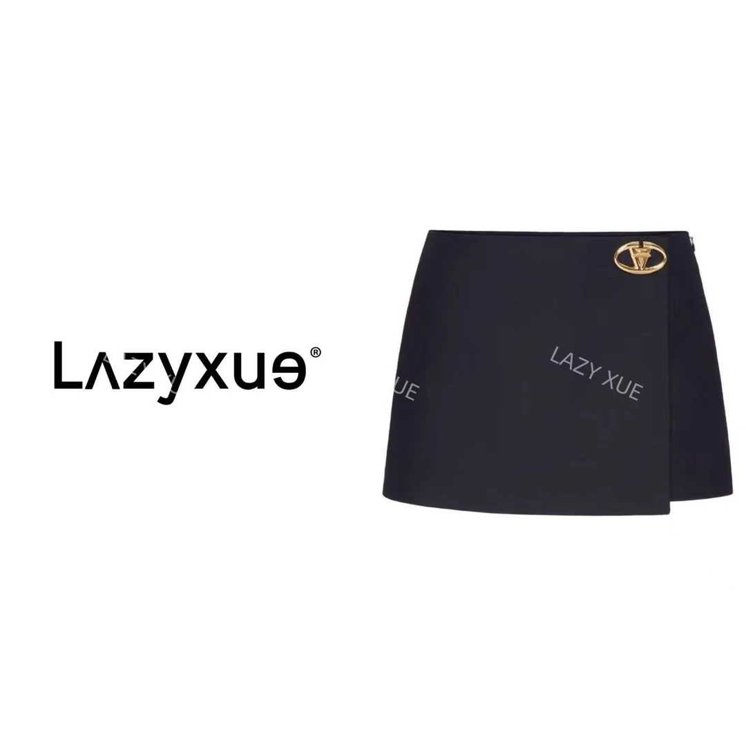 LAZYXUE薛懒懒/"V"夏季A字裙半身裙百搭时尚高腰女士半裙 QK001