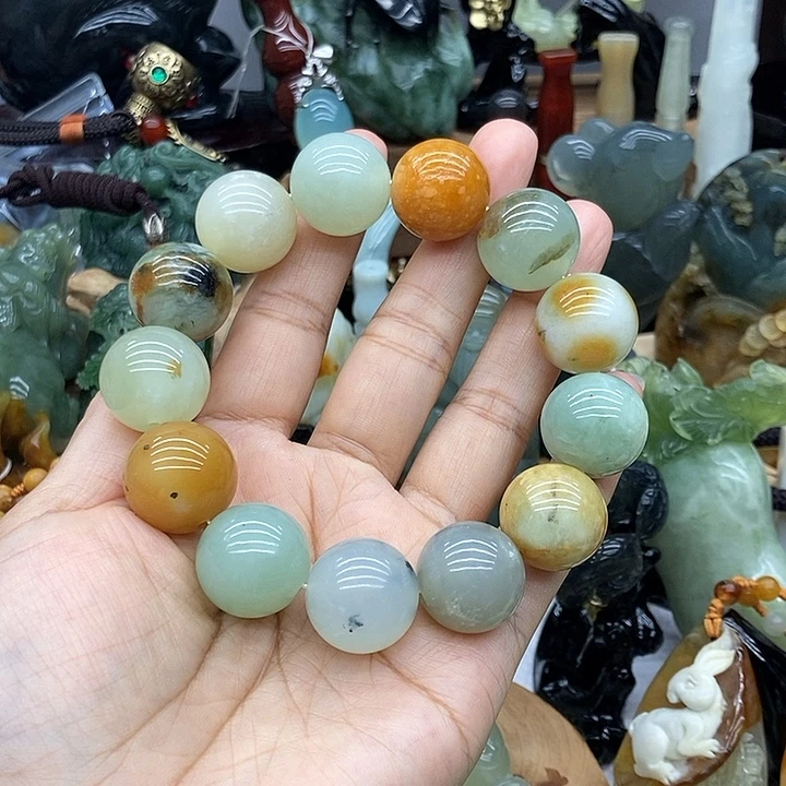 岫玉未镶嵌手把件