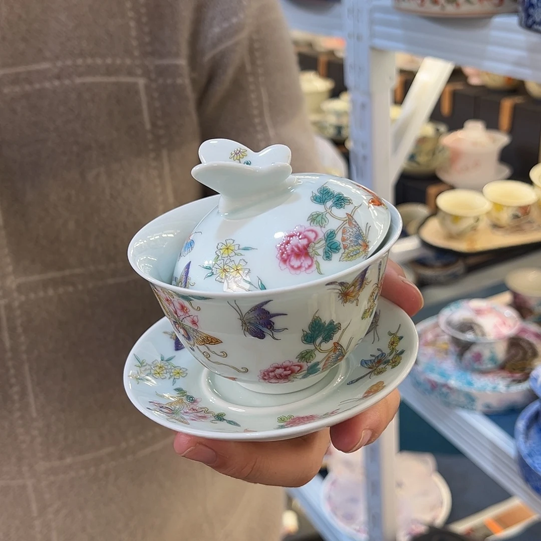 盖碗很漂亮我很喜欢