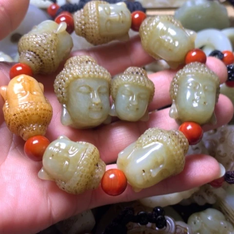 未镶嵌和田玉挂件一**酒