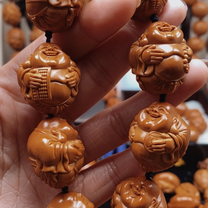 橄榄核手串/手链手工弥勒2.4