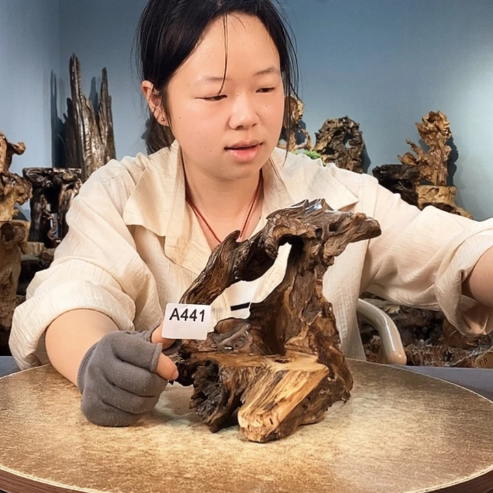 茶盏玩****弟441株木随行的小根艺