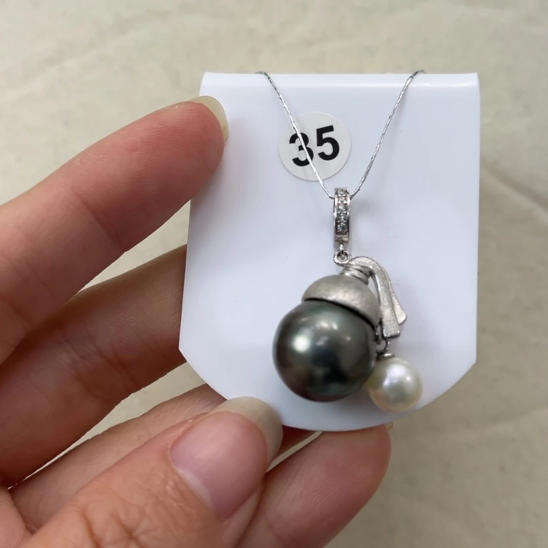 【闪购商品】海水珍珠颈饰未镶嵌大溪地 淡水珠 搭配款