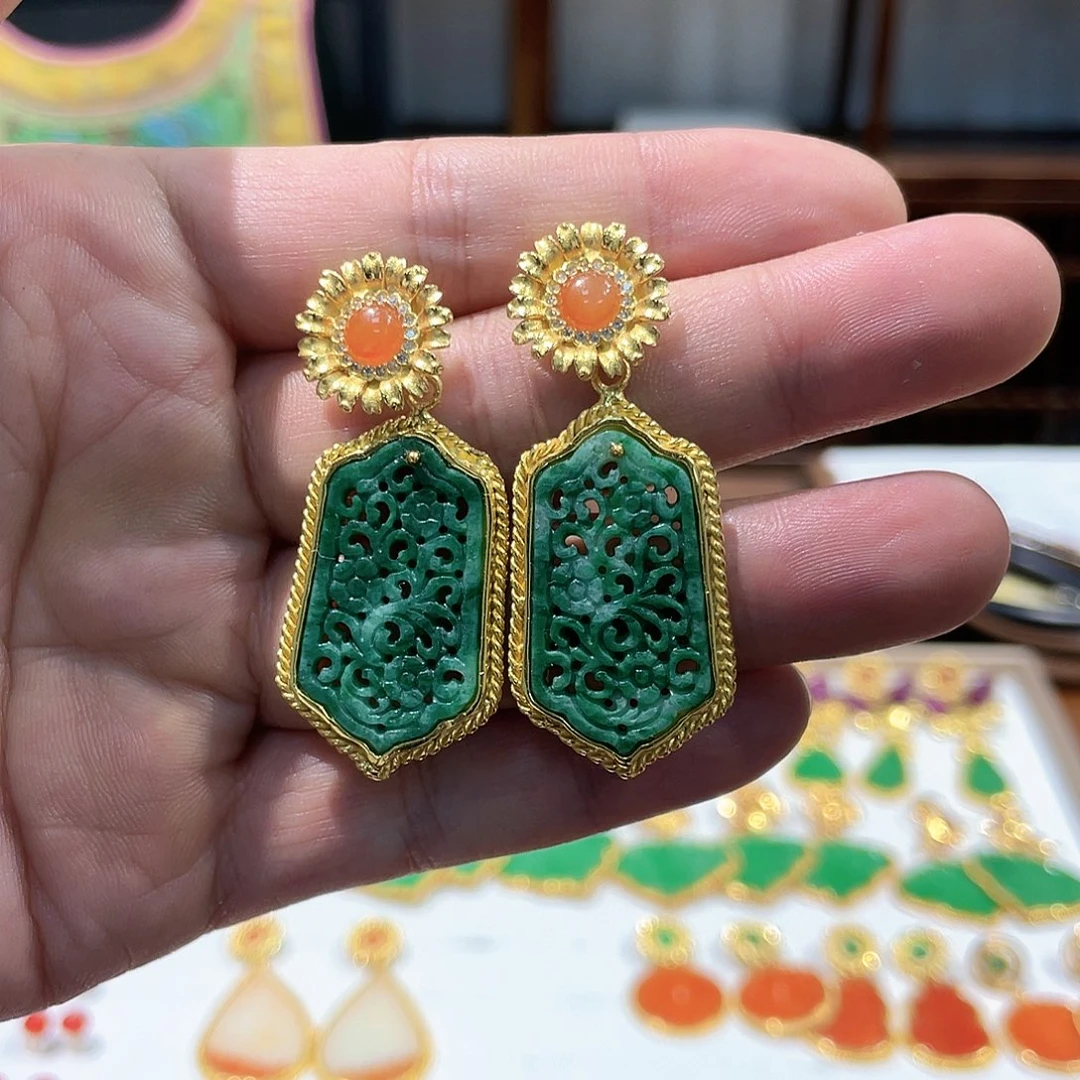 锦纶非金属耳坠耳饰