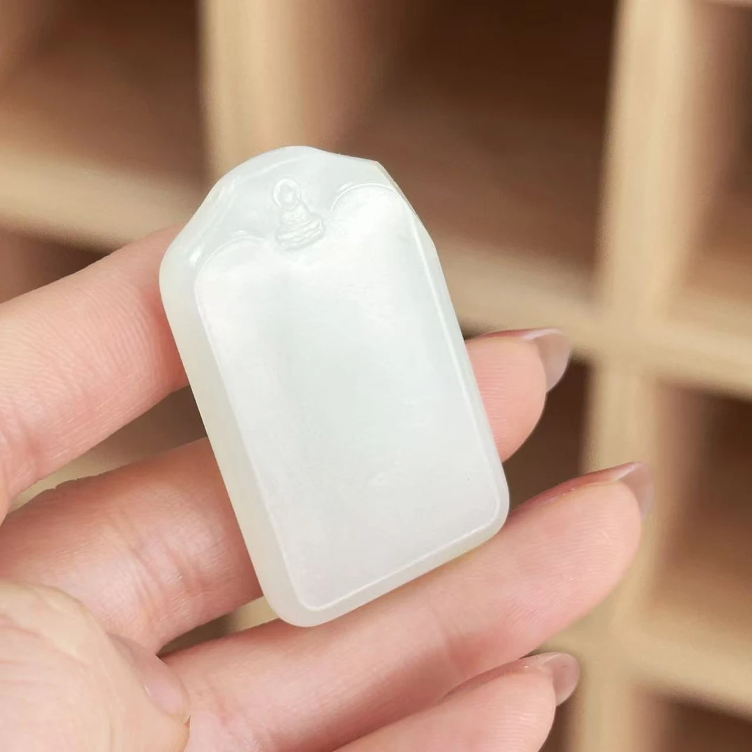 （竞拍链接）552和田玉子料无事牌