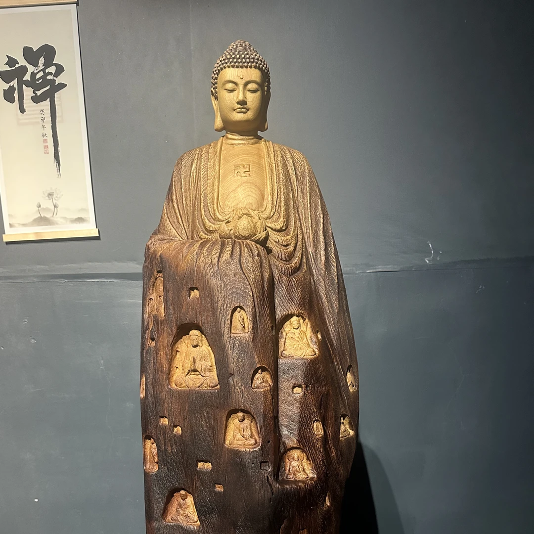 居家精品桌面根雕佛像摆件