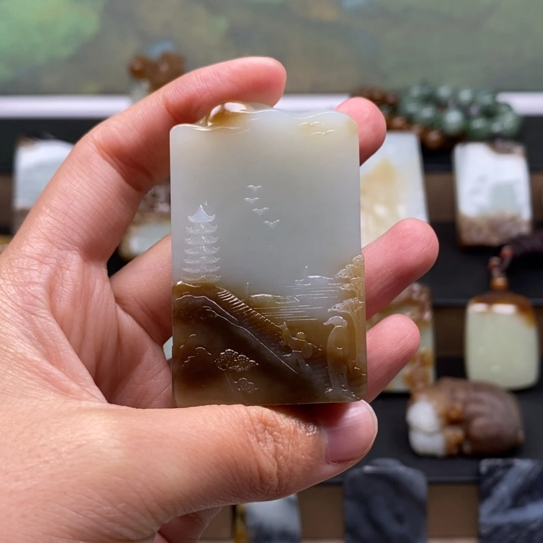 未镶嵌和田玉挂件