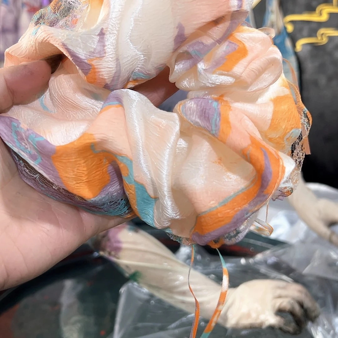 651蕾丝发圈手作
