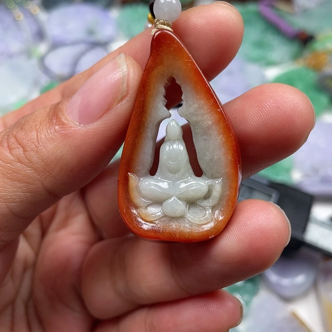颈饰未镶嵌翡翠翡玉缘翡翠