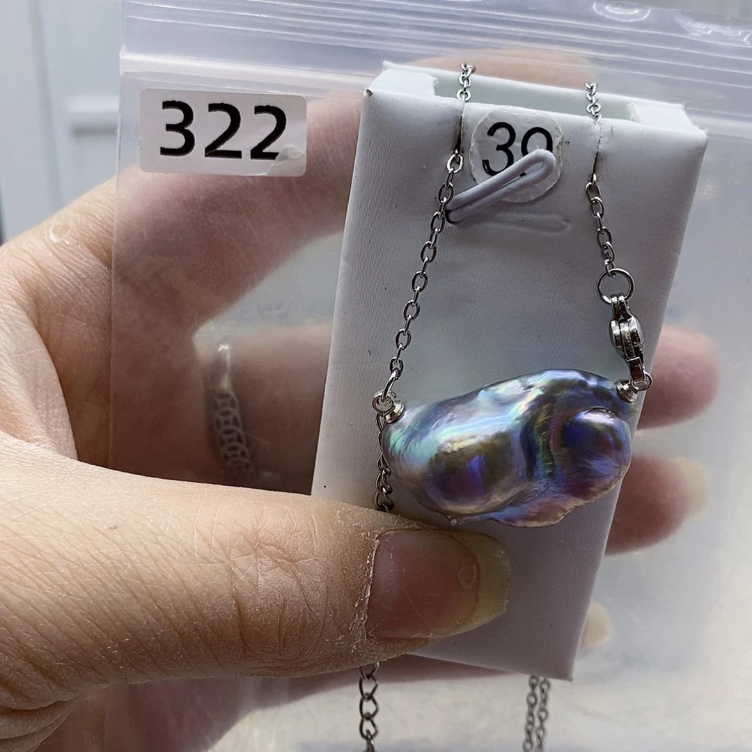 颈饰合金淡水珍珠