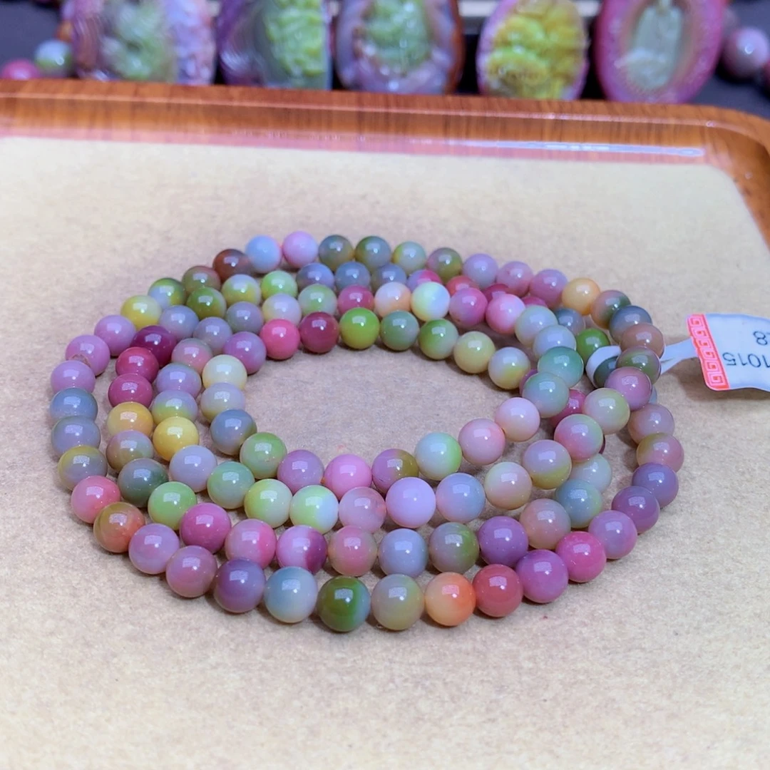 玛瑙未镶嵌手链盐源