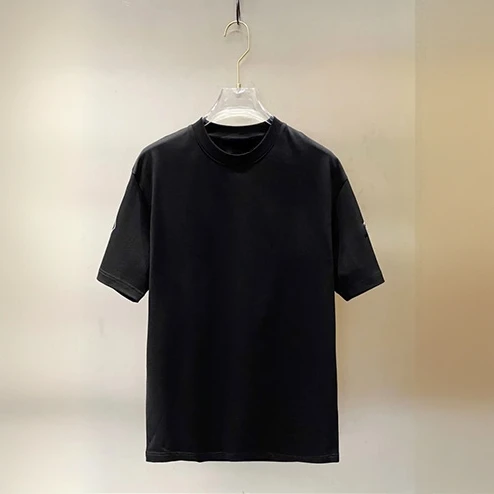 【25号链接-梵文字母】【HH】2025春夏泡芙字母宽松半袖男女短袖1644#