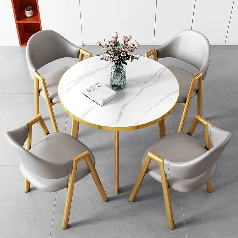 【3473人收藏】简约现代洽谈接待桌椅组合办公室休闲奶茶咖啡店出