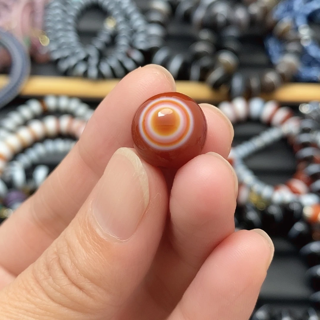 玛瑙/玉髓玛瑙单珠尺寸14未镶嵌