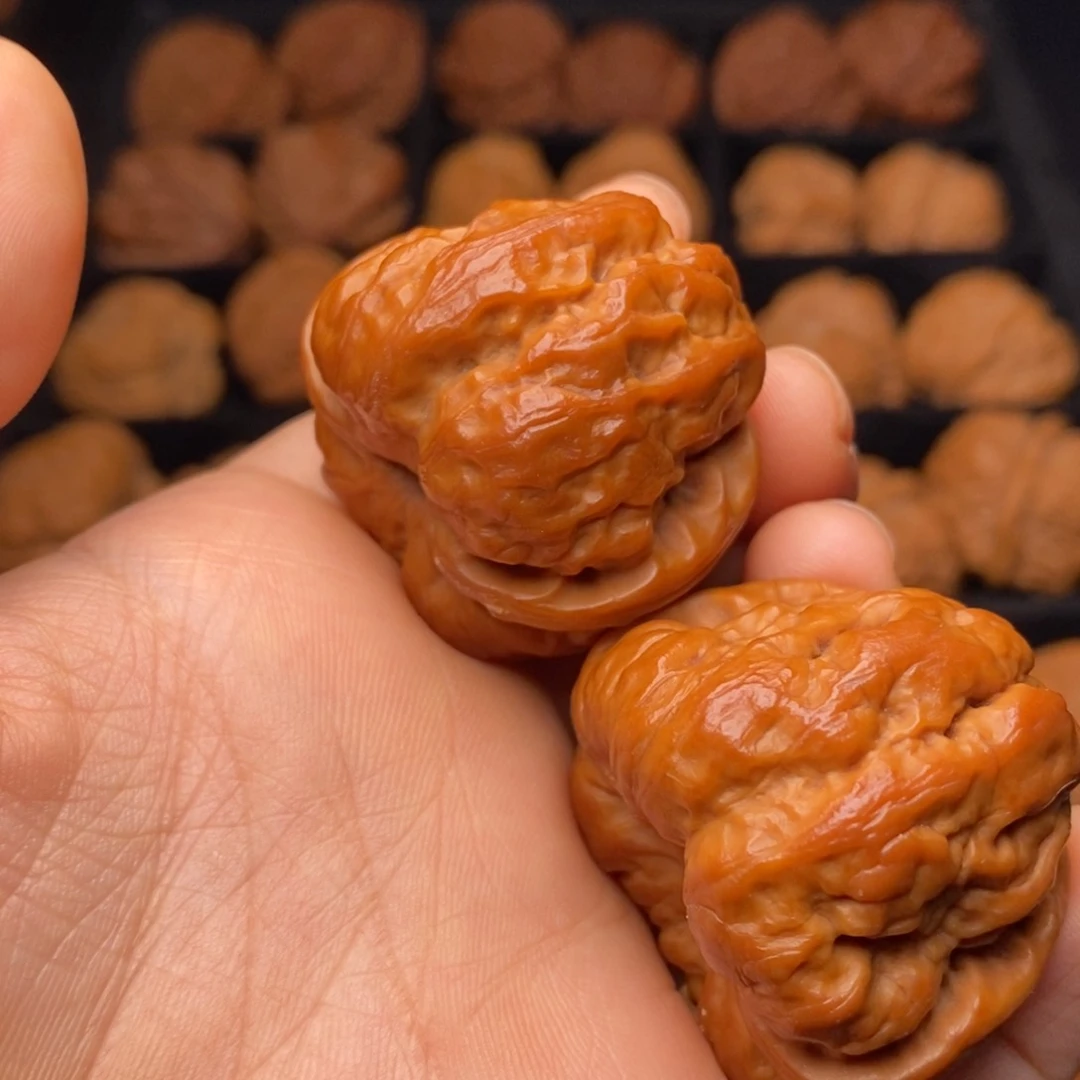 文玩核桃把件秦岭野生核桃