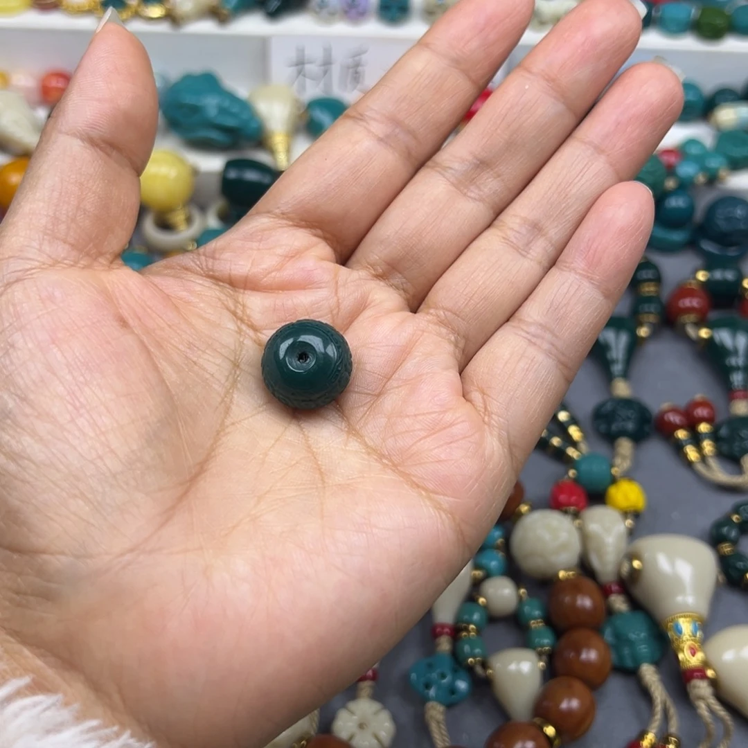 美***i手工艺品琉璃卡15➕的回纹鼓珠