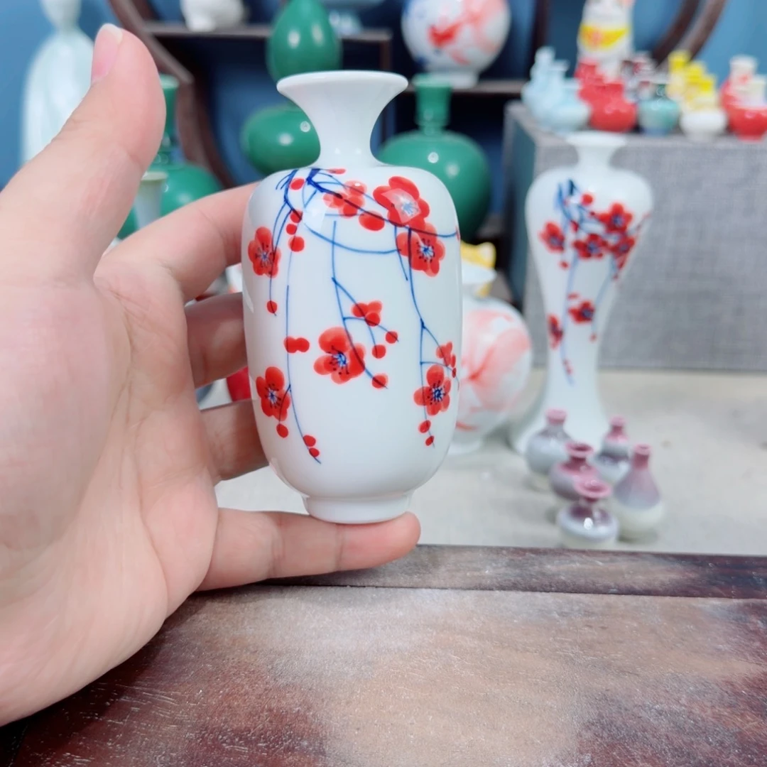 陶瓷手工小花器摆件