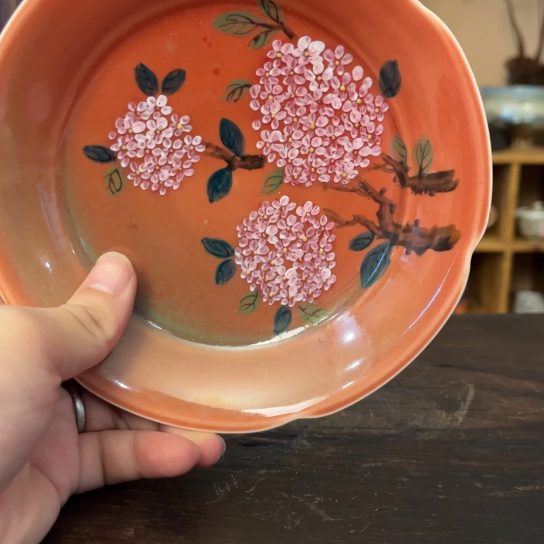 柴烧手工手绘陶瓷