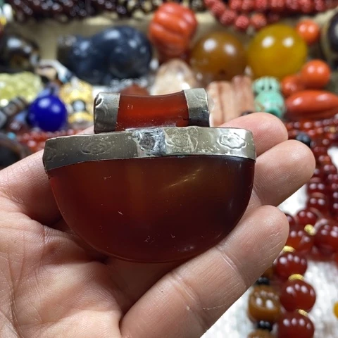 玛瑙/玉髓未镶嵌挂件