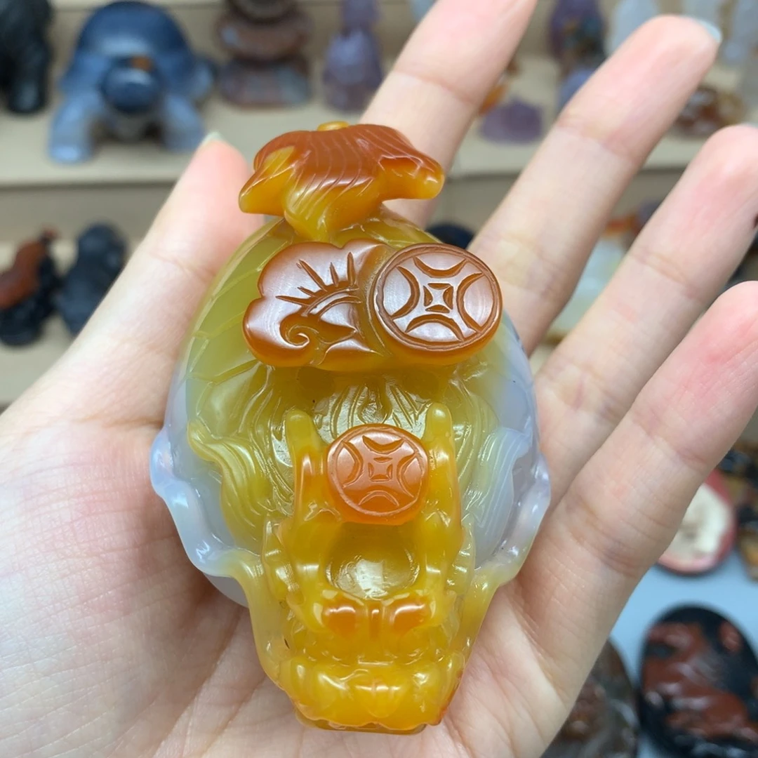 未镶嵌吊坠(不含链)玛瑙/玉髓比****