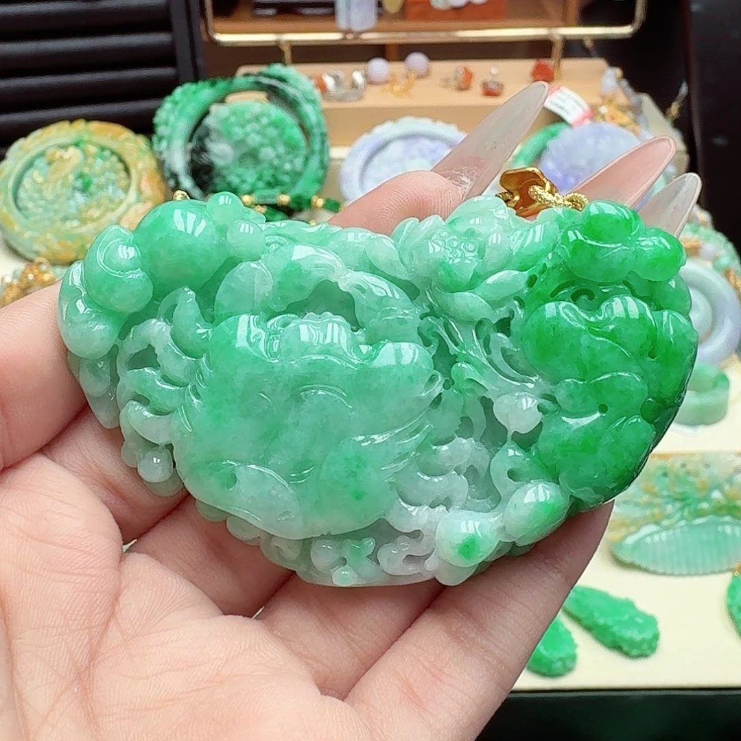 颈饰未镶嵌翡翠翡翠吊坠