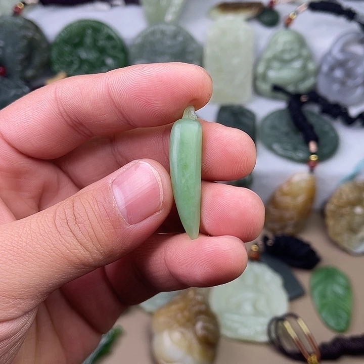 和田玉吊坠(不含链)未镶嵌