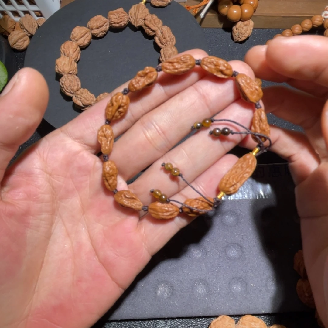 陈***⁵文玩核桃手串蛤蟆头异形无泡药8➕高15➕2颗