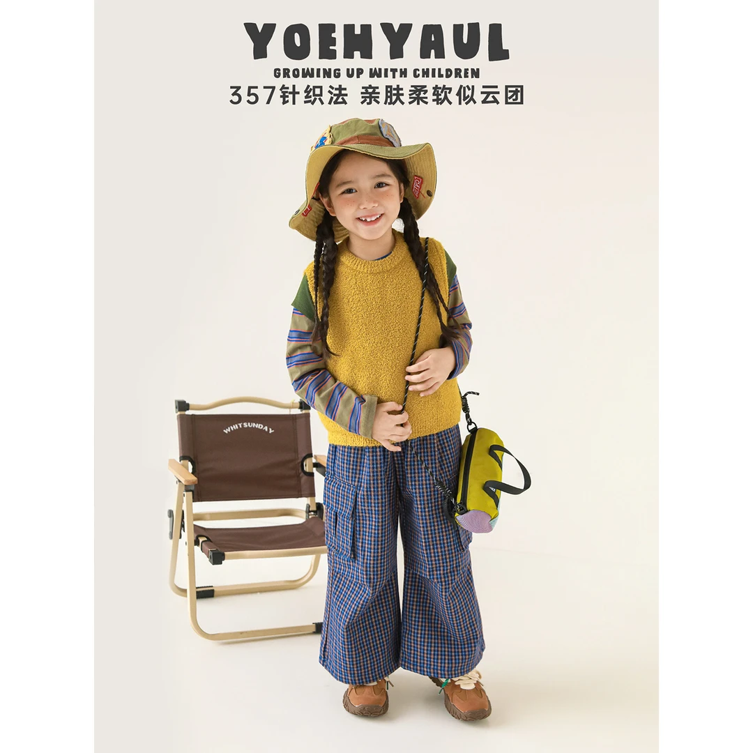 YOEHYAUL/幼悠 冬壹波【蓬松似云】毛圈肌理 轻便叠穿马甲背心Q4610