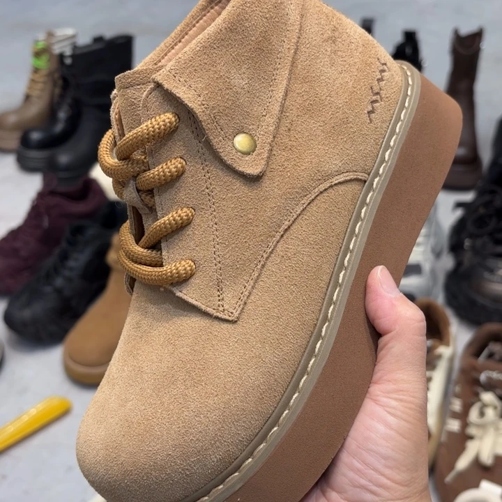 135-630驼色36码二棉鞋