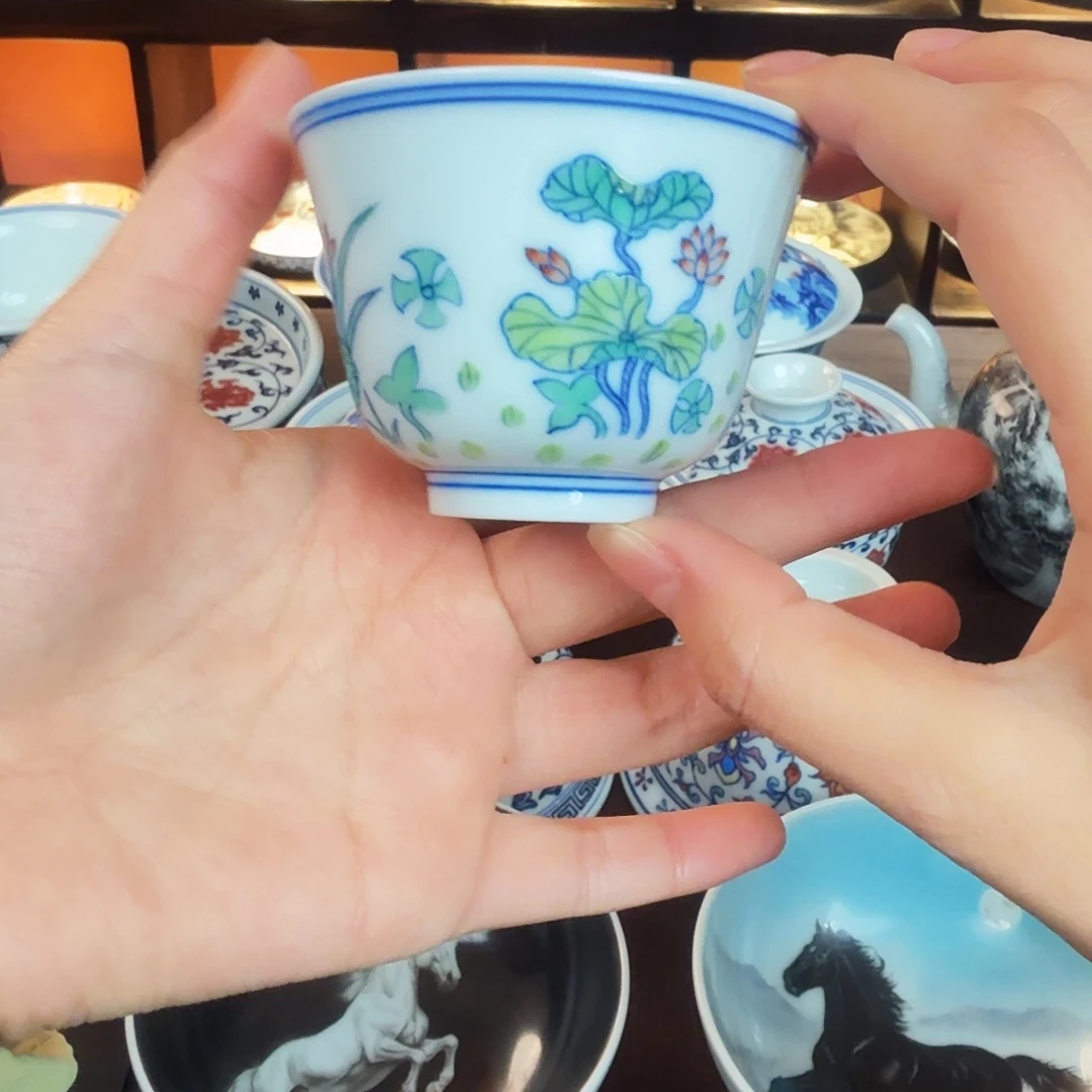 景德镇陶瓷手绘作品