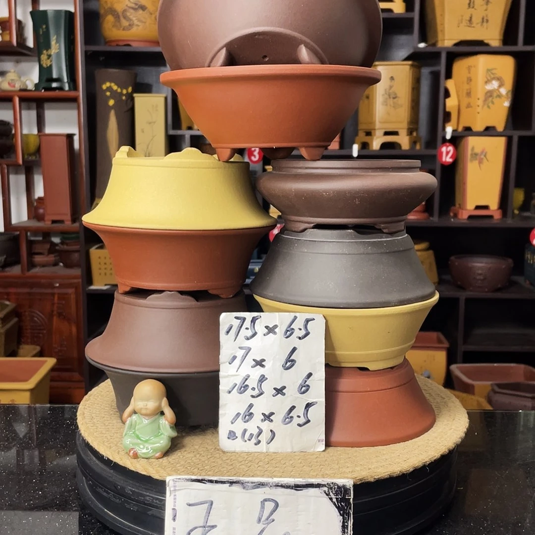 紫砂D-婉秋紫砂花盆