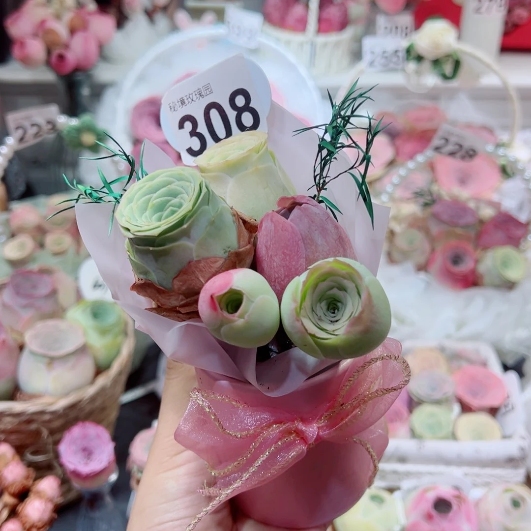 308山地玫瑰抱抱桶。