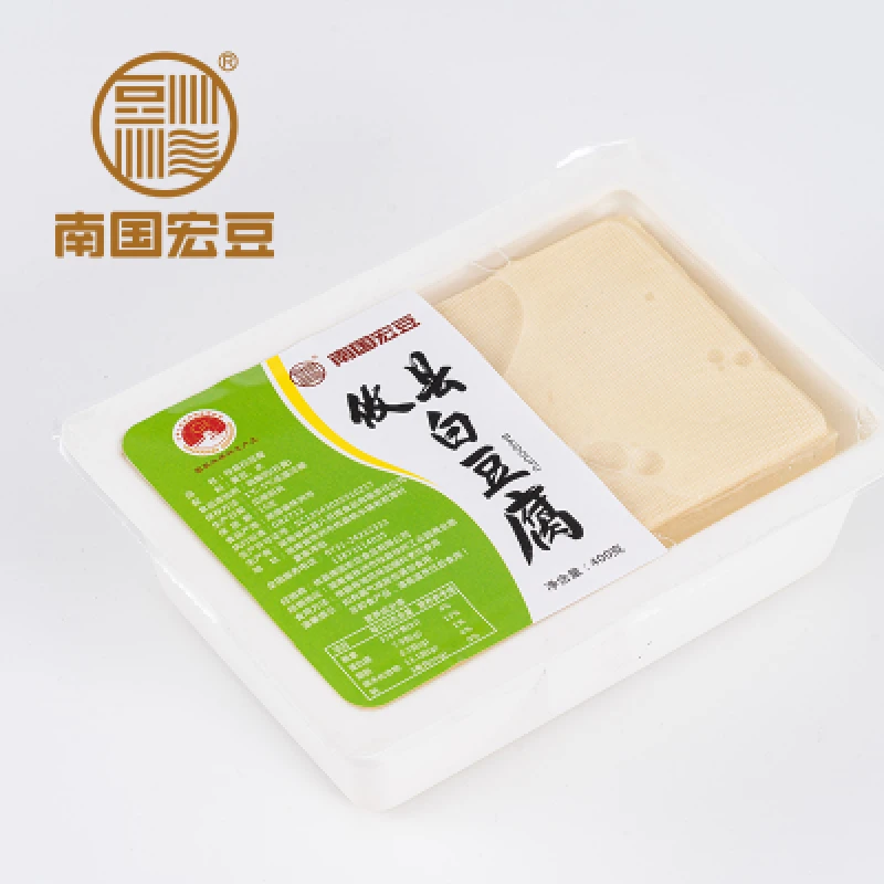 南国宏豆湖南攸县白豆腐400g*3盒鲜嫩冷鲜短保豆腐