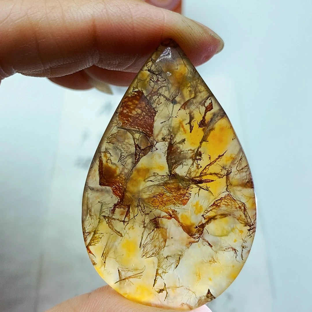 玛瑙/玉髓颈饰未镶嵌深*啡