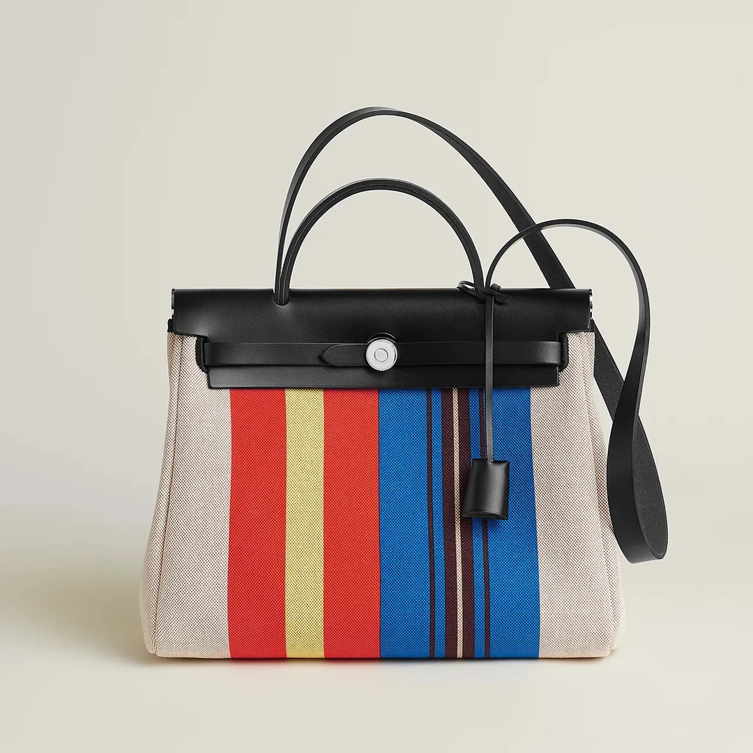 帆布拼接凯莉单肩斜挎包男士手提包通勤包