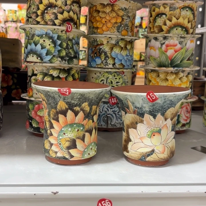 景德镇手绘花盆陶瓷13/12