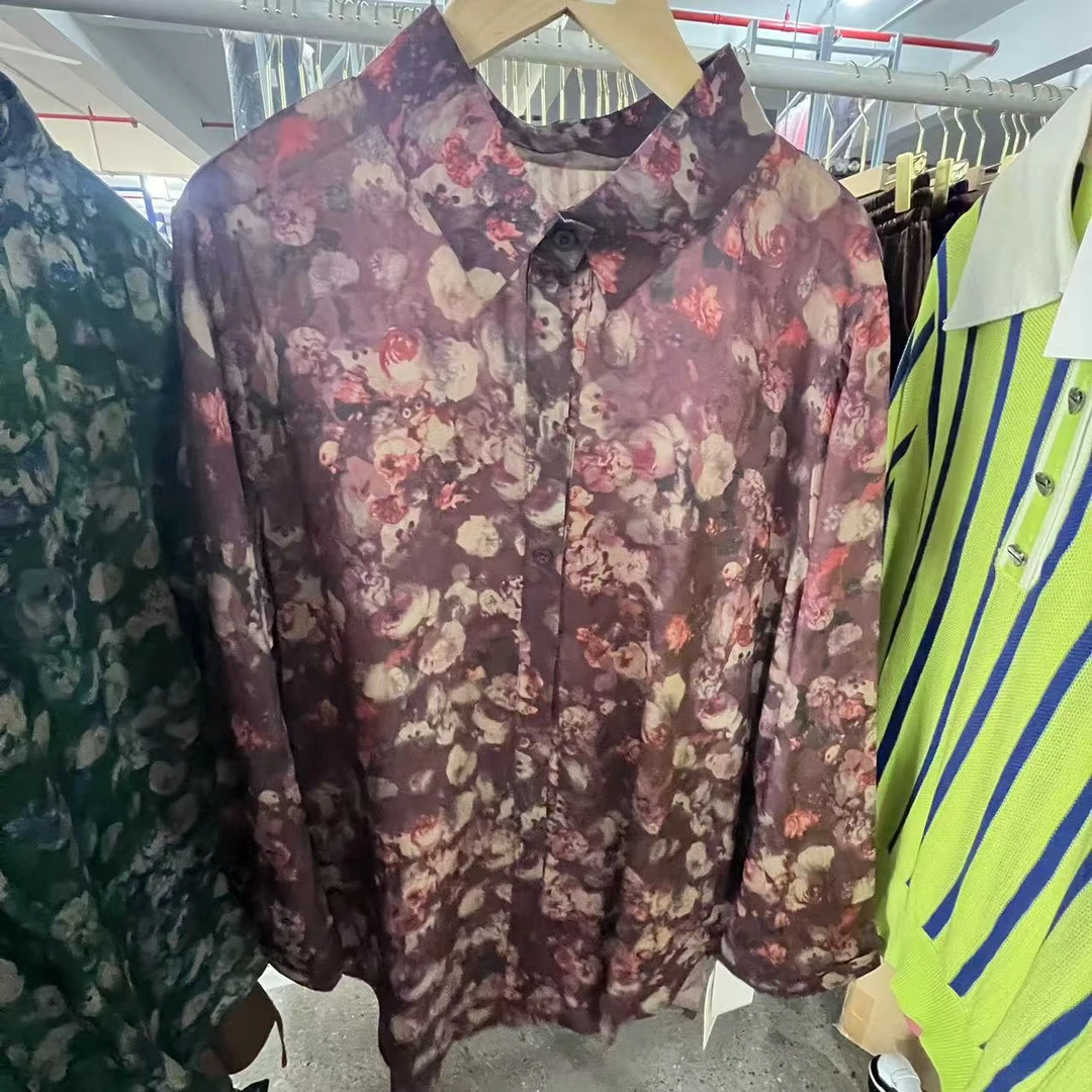 春季上新~经典休闲花卉设计款衬衫 S9894