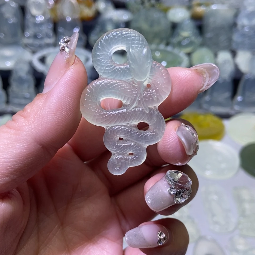 岫玉吊坠未镶嵌吊坠