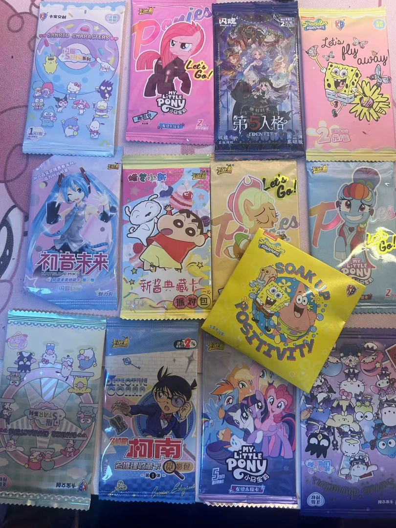 卡游【找小马】小马宝莉趣影包四弹卡片收藏整盒梦幻卡牌