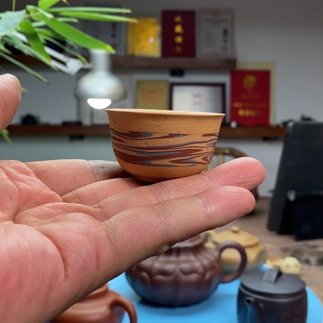 【闪购商品】茶壶段泥主人杯:30CC精工:半手