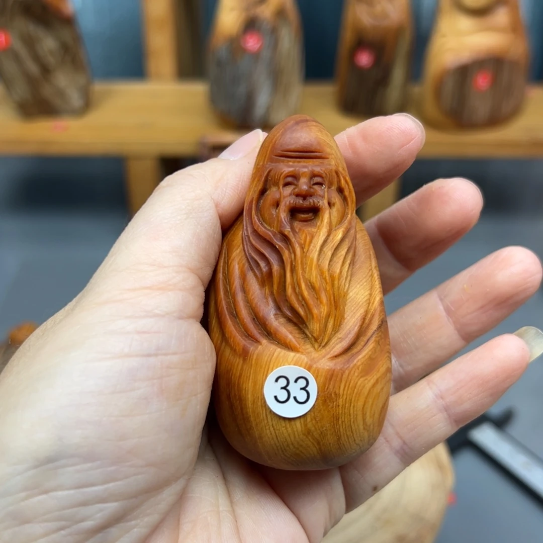 酷***乐木崖柏木摆件手把件，