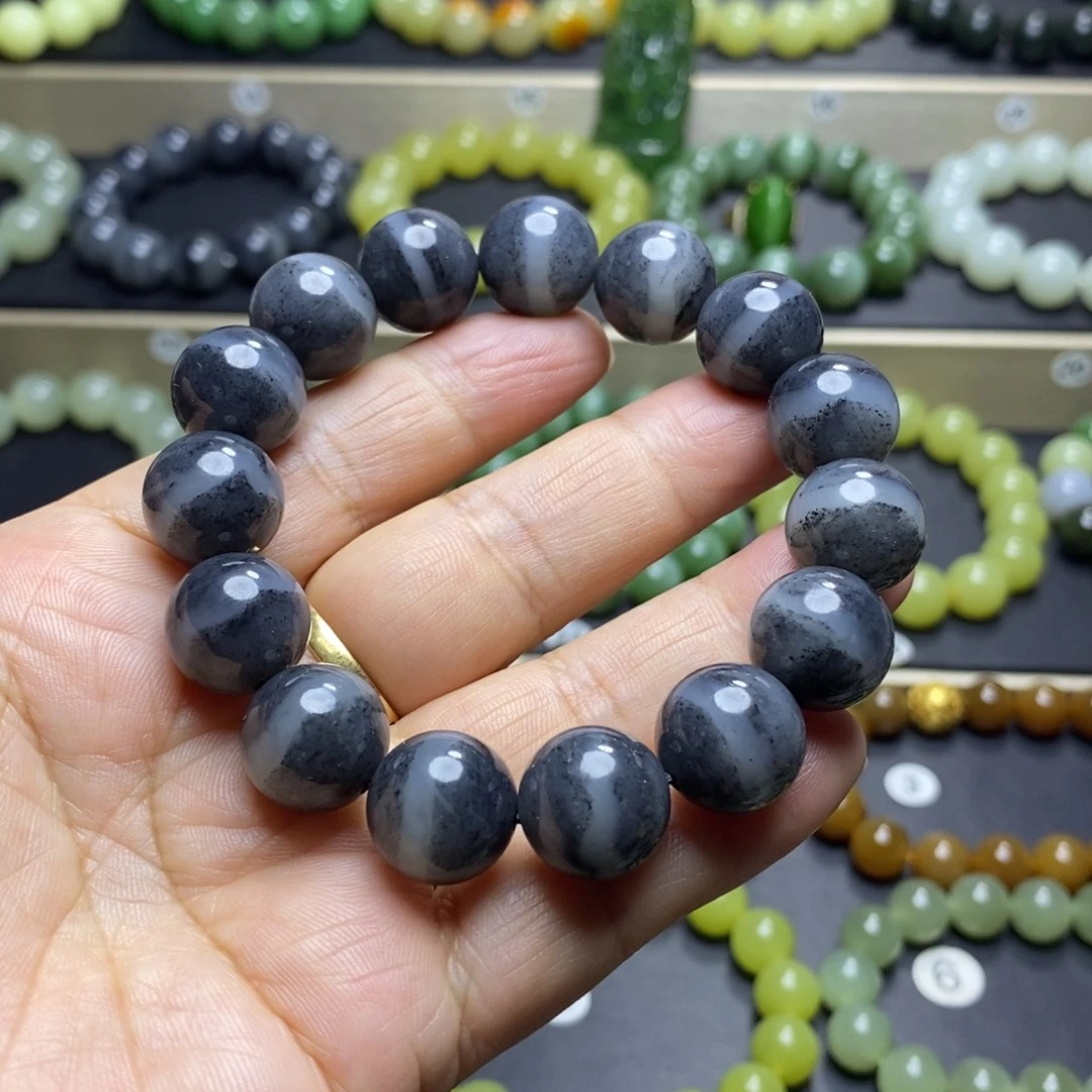 和田玉未镶嵌手串