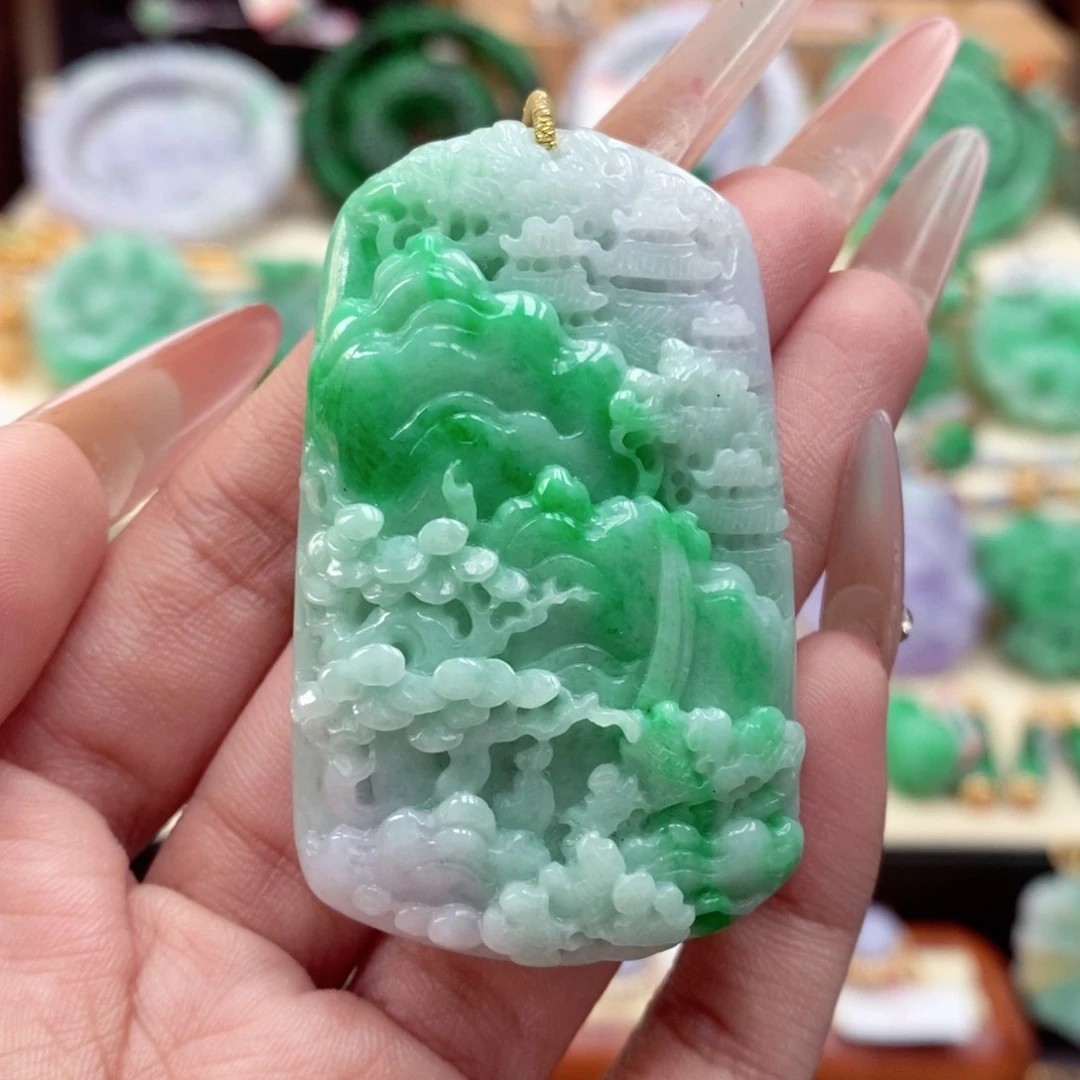 颈饰未镶嵌翡翠翡翠吊坠