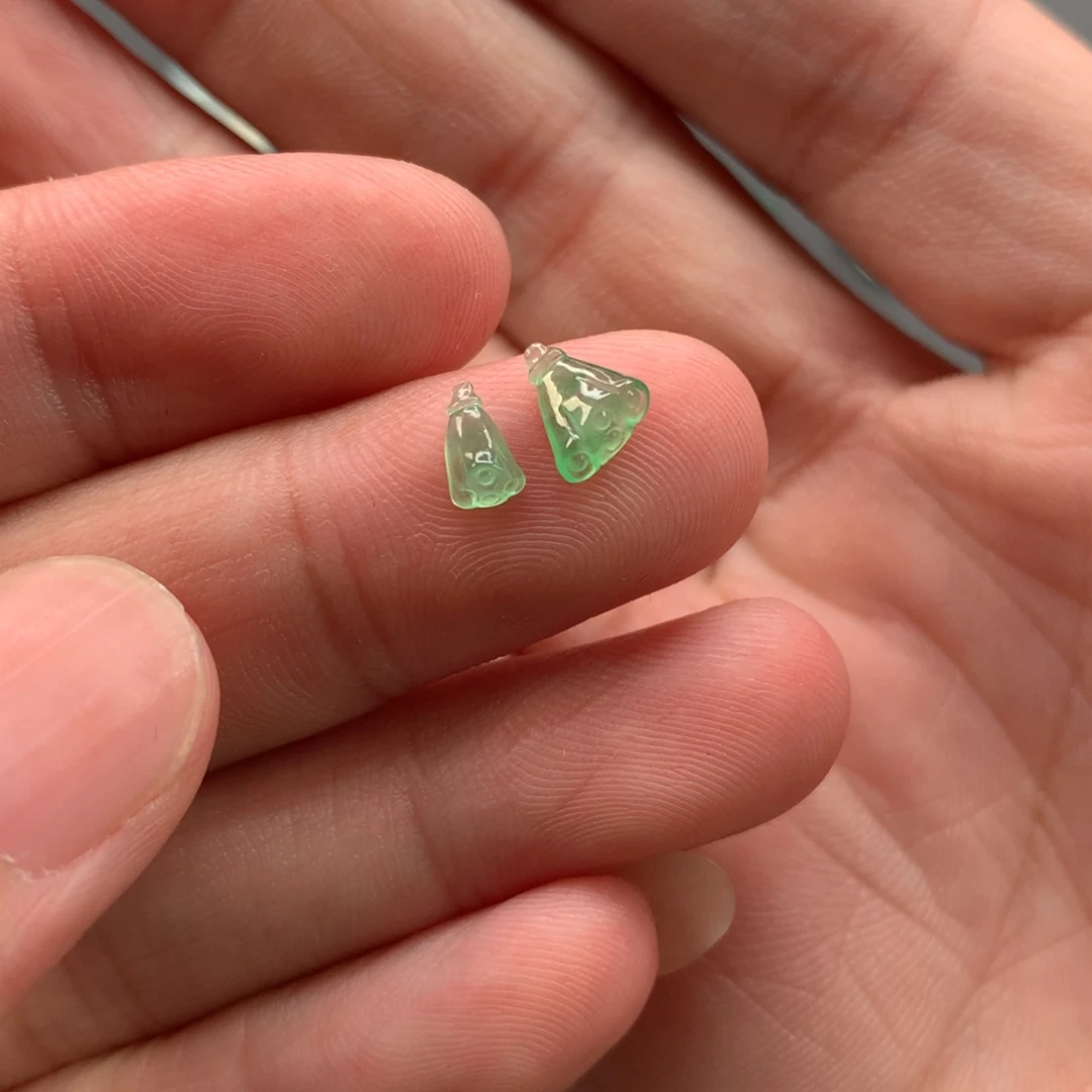 翡翠裸石o*0莲蓬裸石