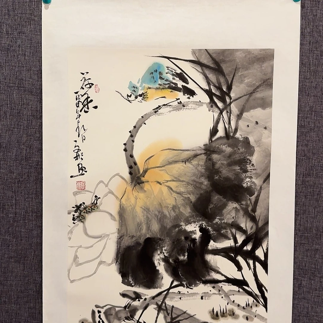 国画溥老师作品画作