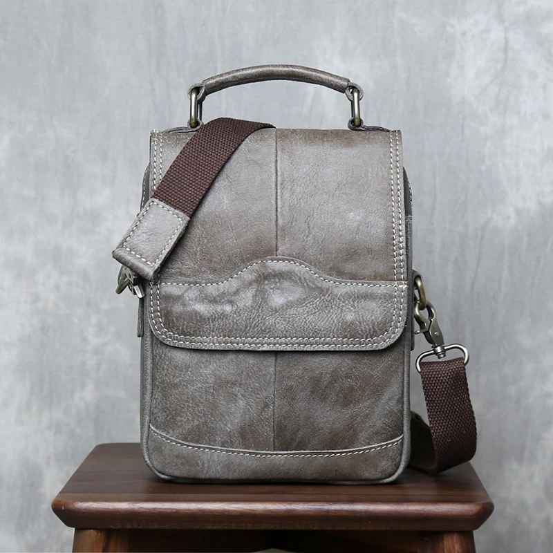 头层牛皮男士包真皮单肩包牛皮休闲斜挎包夏季迷你简约平板电脑包