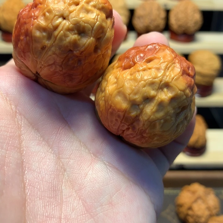 文玩核桃把件44麒麟元宝