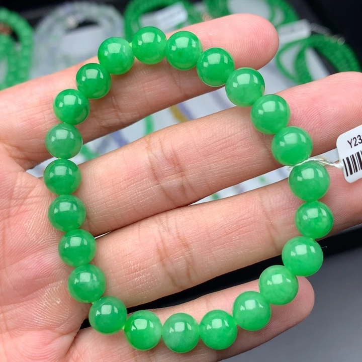 翡翠未镶嵌毛衣链