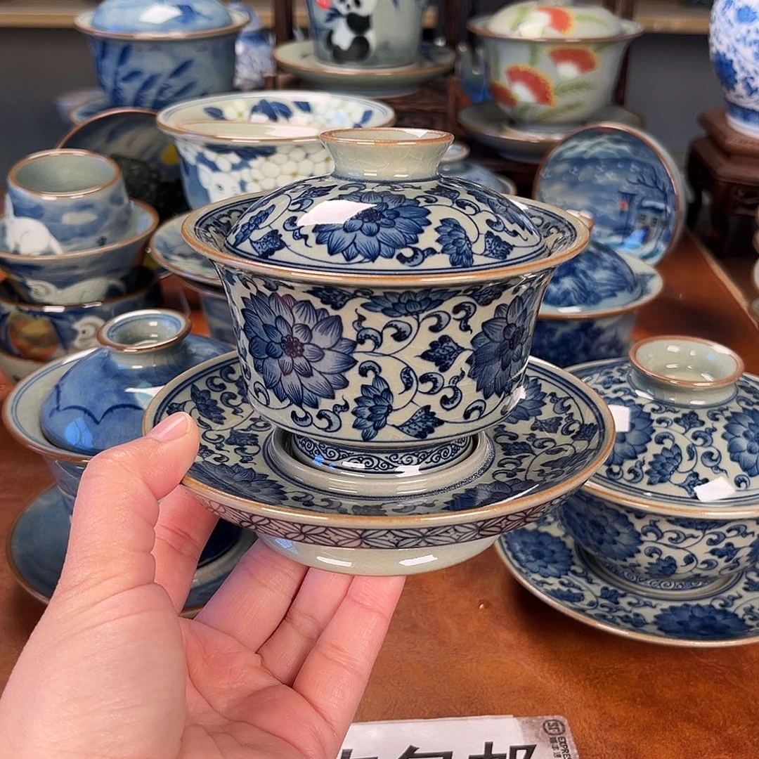 杯盖碗景德镇陶瓷